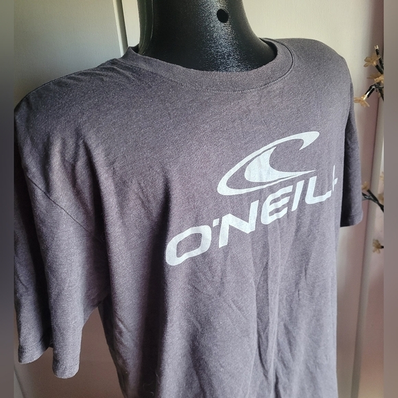 O'Neill Mens Grey Logo Front T Shirt L - Picture 3 of 5